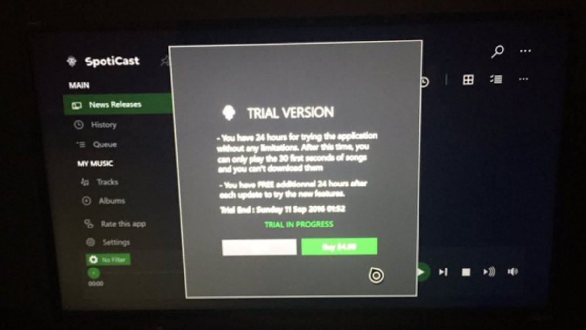 Xbox One Spotify App Not Working