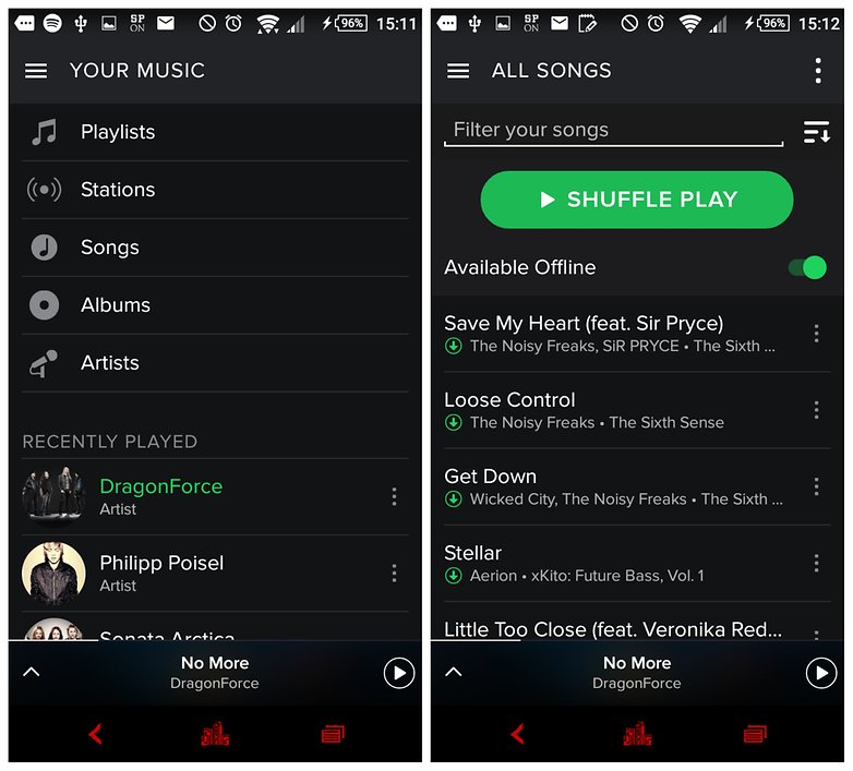 How to download spotify music using cellular data